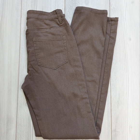 Parasuco Fawn / Latte Coloured Super Soft Stretch Skinny Jeans Size 6 - Picture 2 of 9